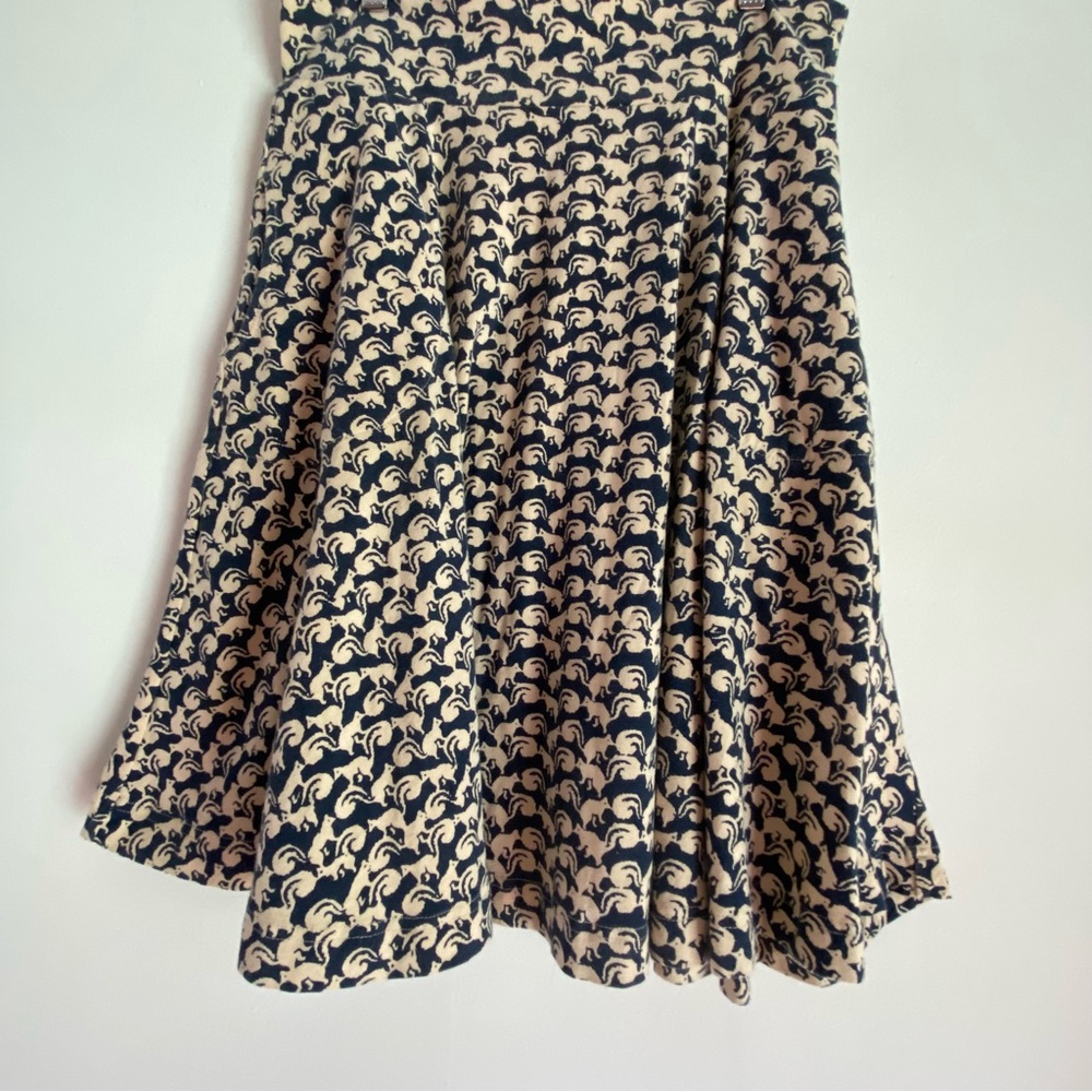 Effie's Heart Blue and Cream Circle Skirt